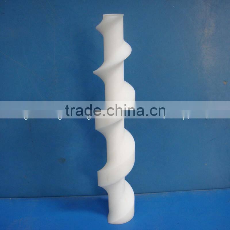 hot sale engineering plastic custom cnc machining plastic delrin transmission screw