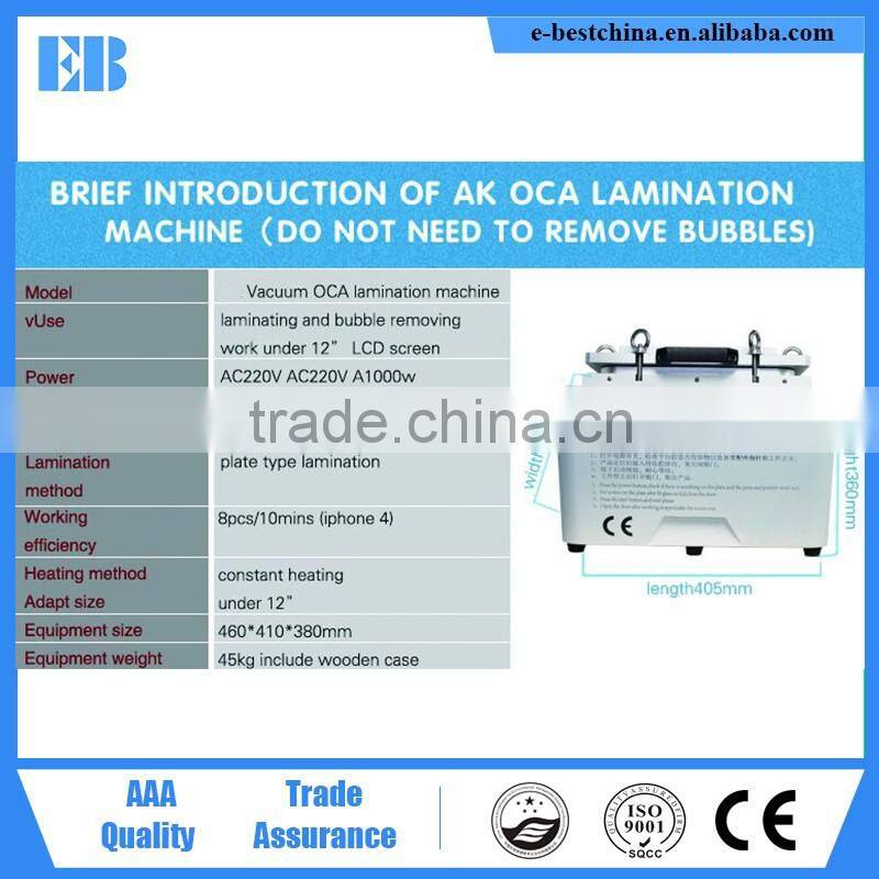 2 in 1 Air Bubble Removeing Machine Vacuum mobile phone Laminating Machine