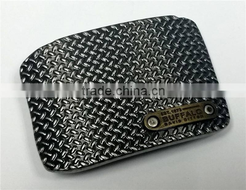 High quality pearl gun iron belt buckle , custom belt buckle