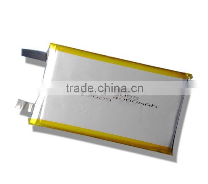 Factory wholesale lithium battery, polymer li-ion rechargeable battery 3.7v 4100mah 805085