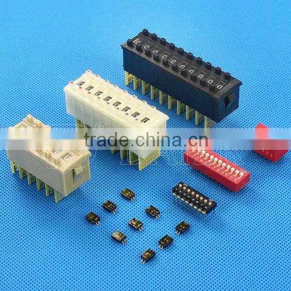 2~12 Position Black Colour Ic Type Tri-State DIP Switch