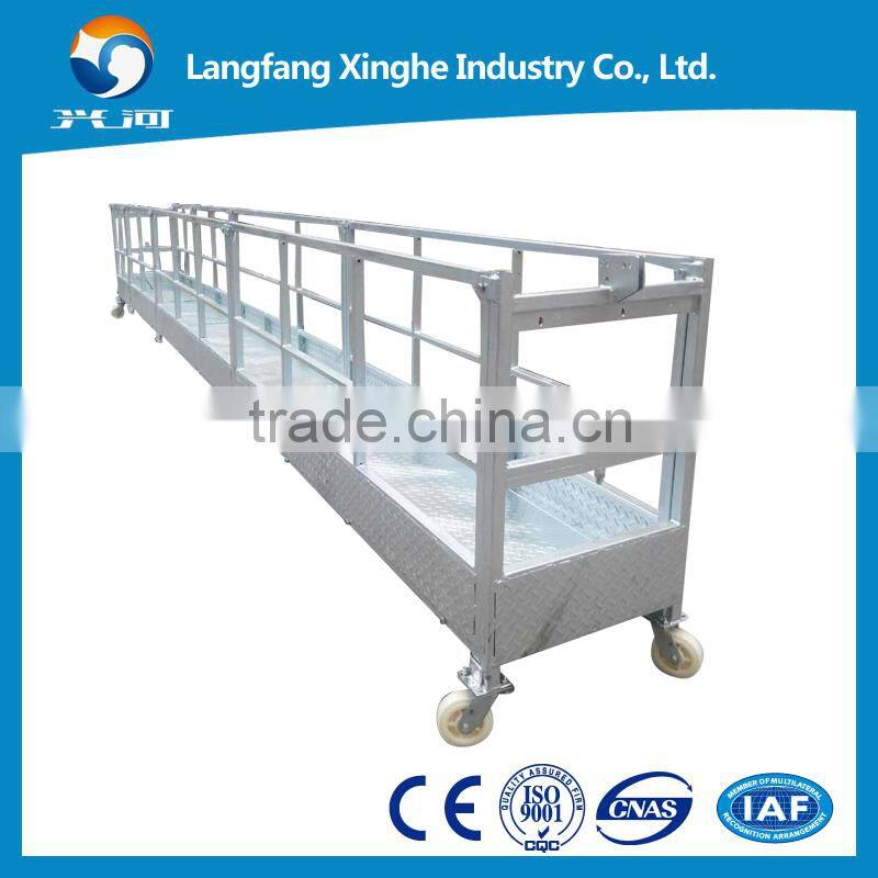 ZLP Steel Suspended Gondola Swing Stage, Mast Climbing Platforms OEM, Climbing Work Platform