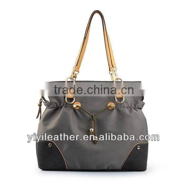 2117- wholesale utility fashion nylon big grey tote bag