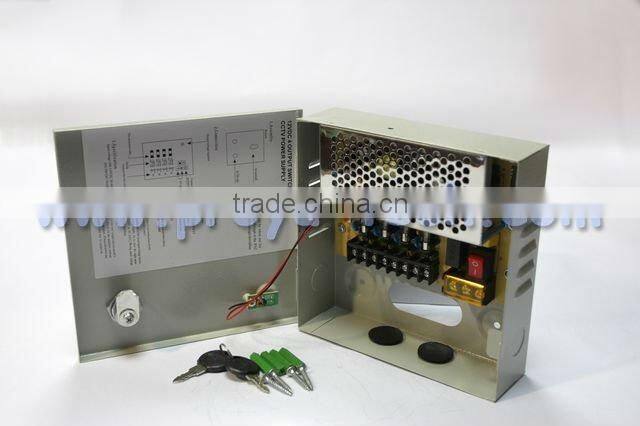 12V3A4C CCTV power supply box support to 4 Channels
