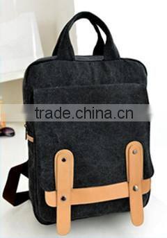new design canvas laptop backpack for girls