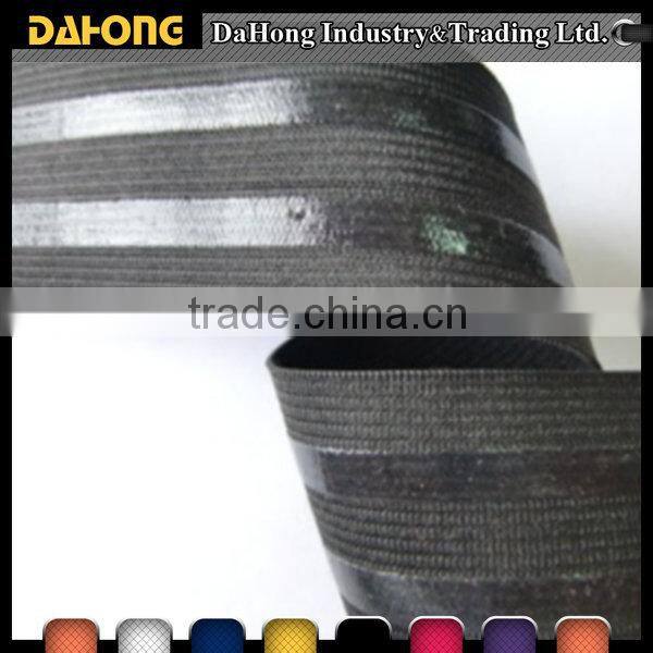 High elasticity cheap non-slip elastic webbing band with silicone