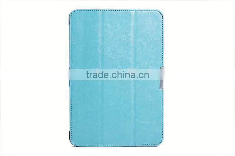 Factory crazy horse pattern PU leather for kindle fire HD 8.9 case leather , case for kindle Fire 8.9 cover