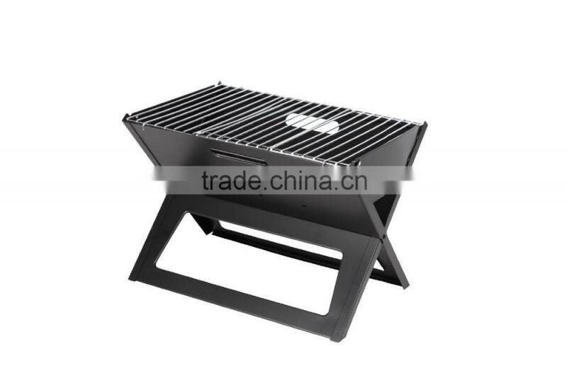 2015 New Product Notebook Charcoal Grill/charcoal bbq grill/foldable barbecue grill/portable bbq grill/Folding BBQ Grill