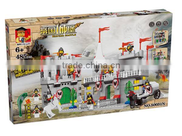 Empire Castle Block Toy Set plastic connecting toys for kids horseman figure