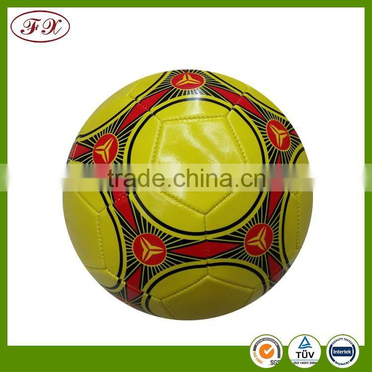 custom color print pvc football soccer ball for Adult/Children