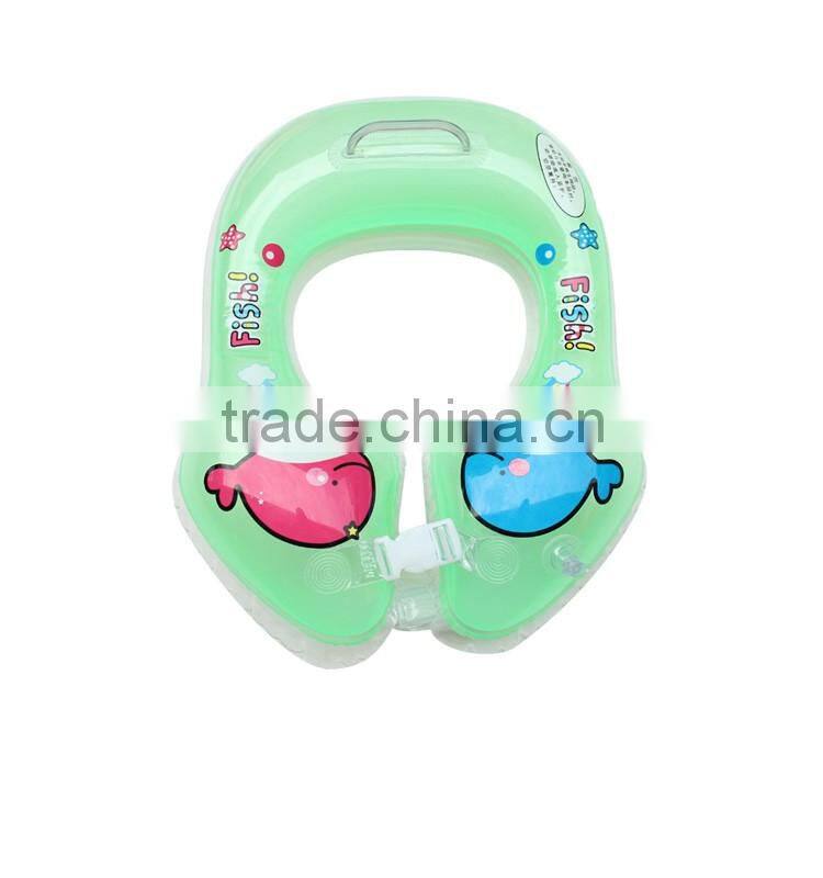 2016 inflatable baby float swim neck ring