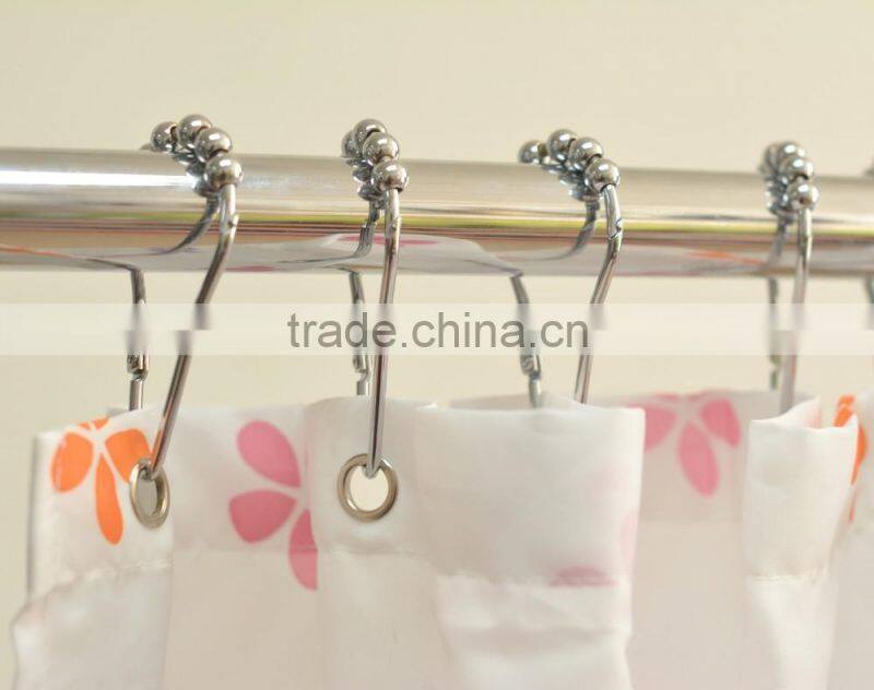 The gourd buckle shower curtain hooks/ steel shower curtain hooks/stainless steel shower curtain hooks