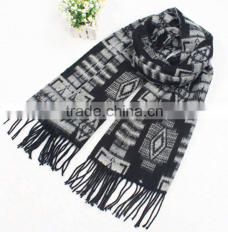 New product high quality fashion Geometric pattern scarf WJ-664