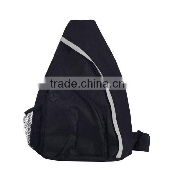 Sports Sling Backpack 600D Polyester Canvas Shoulder Bag