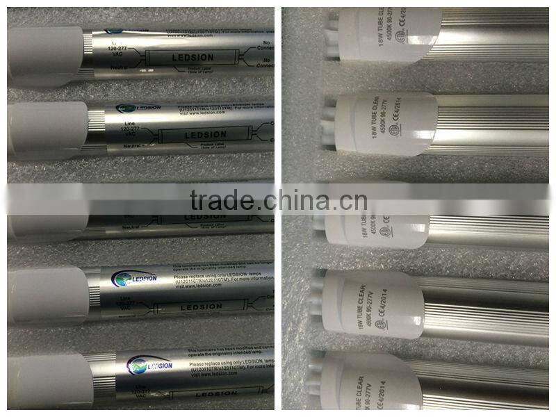 ETL cETL Certified 4ft 18W Electronic Ballast Compatible T8 LED Tube