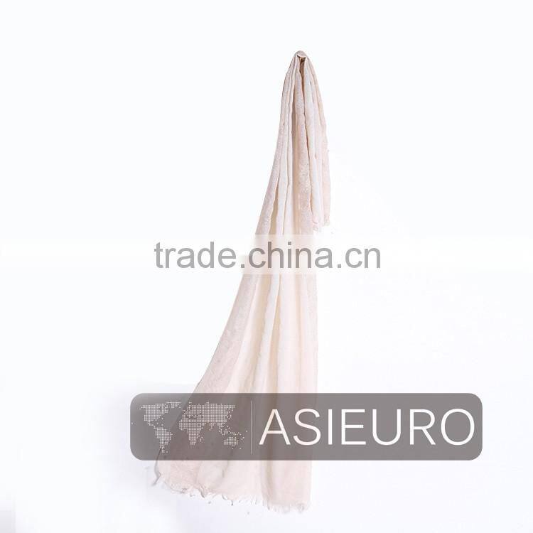 Yarn Dyed Fashion ladies Scarf with lurex Effect, BSCI and SEDEX Approve