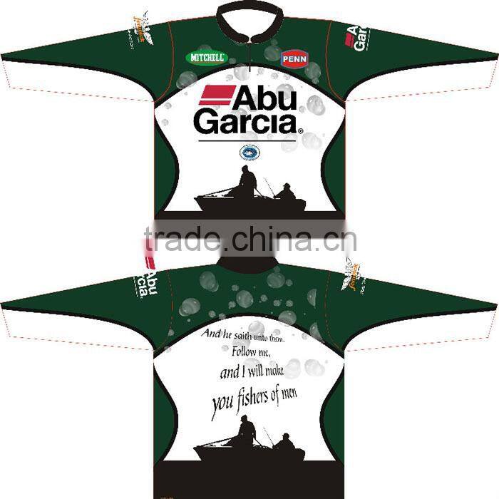 Custom mesh fabric bass fishing apparels