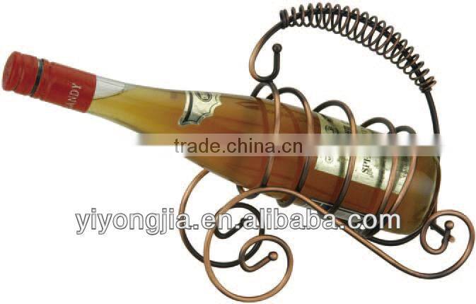 Hotel metal wine rack/unique metal wine racks/metal maple wine rack