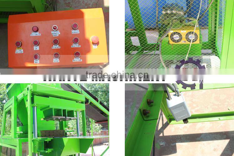 WANTE MACHINERY product 2016 low cost fully automatic interlocking block making machine for small business WT2-10