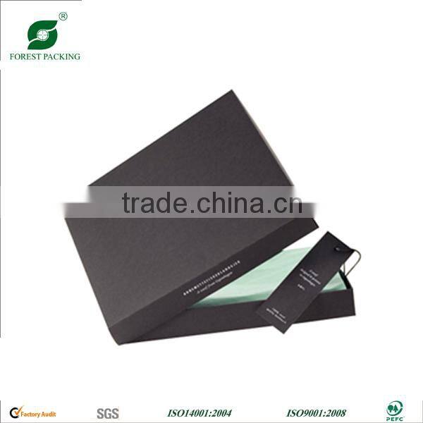 Luxury Black Garment Packaging Box