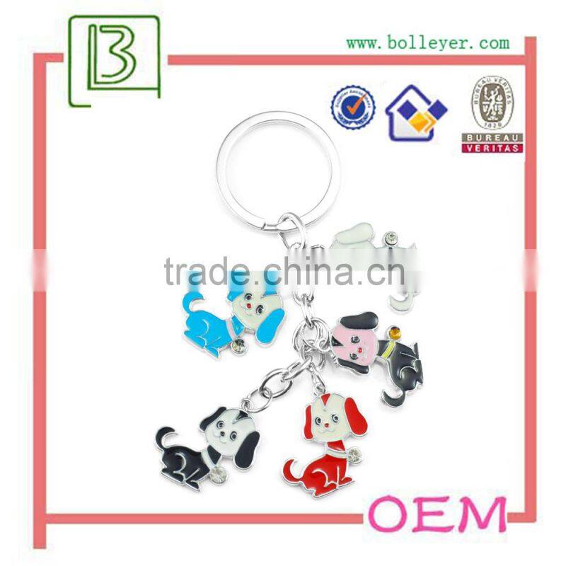 Gold Leather Keychain Holder For Wholesale