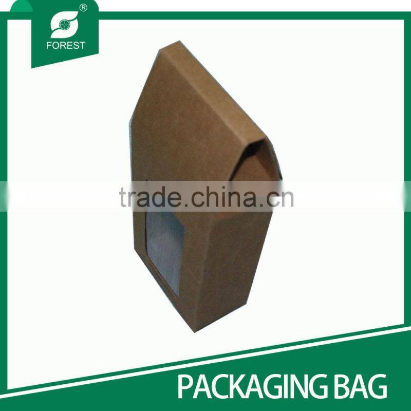 NEW PRODUCT KRAFT PAPER BAG WITH WINDOW PAPER BAG FOR FLOUR PACKAGING