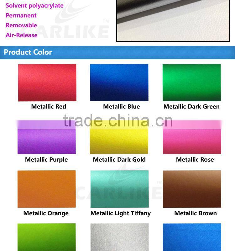 High Quality Grey Metallic Chrome Matte Sticker Car Wraps Vinyl