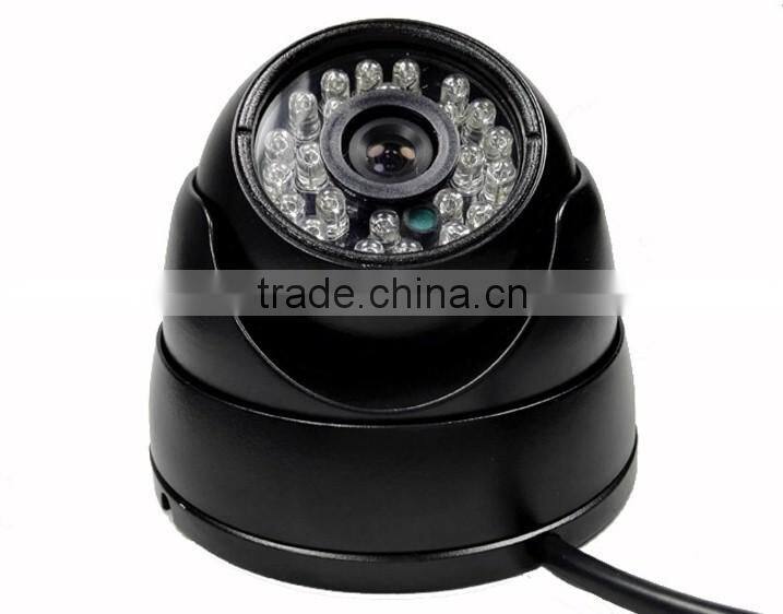 Security dome camera 24pcs ir leds Sony Effio-E 700TVL 3.6mm board lens OSD menu indoor camera