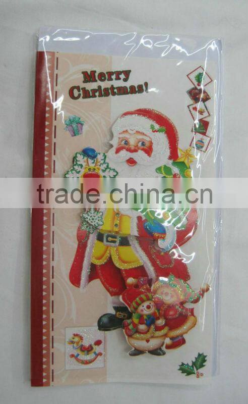Father xmas music cards /music Paper card/christmas gifts