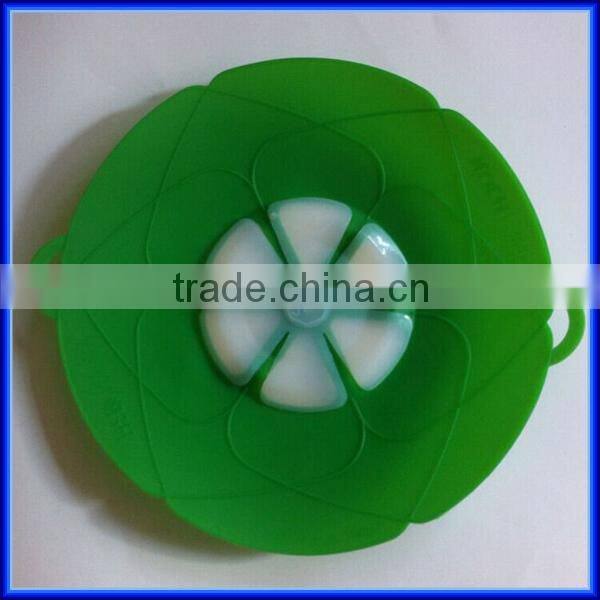 Silicone Spill Stopper Lid for over boil protectors 10" , foodgrade FDA approved round cooking pot spill stopper lid/cover