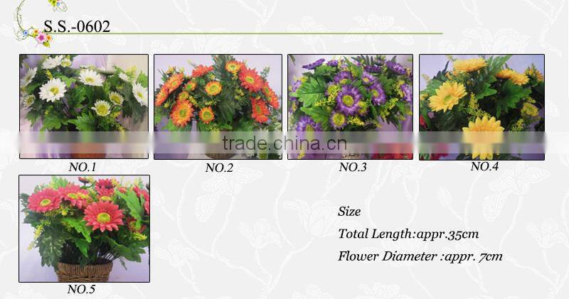 real touch foam artificial chrysanthemum