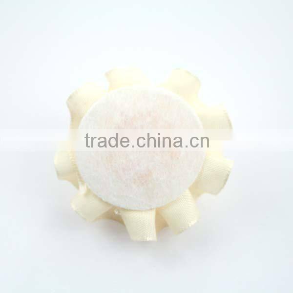 Carnation handmade ribbon flower brooches