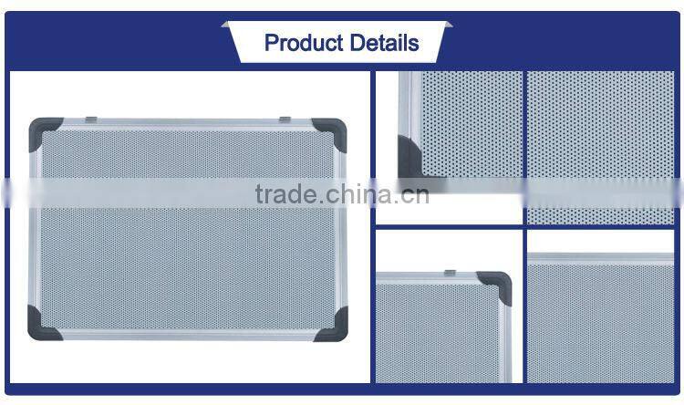 Various sizes available 12 mm silver aluminum frame with ABS corners office writing magnetic white board