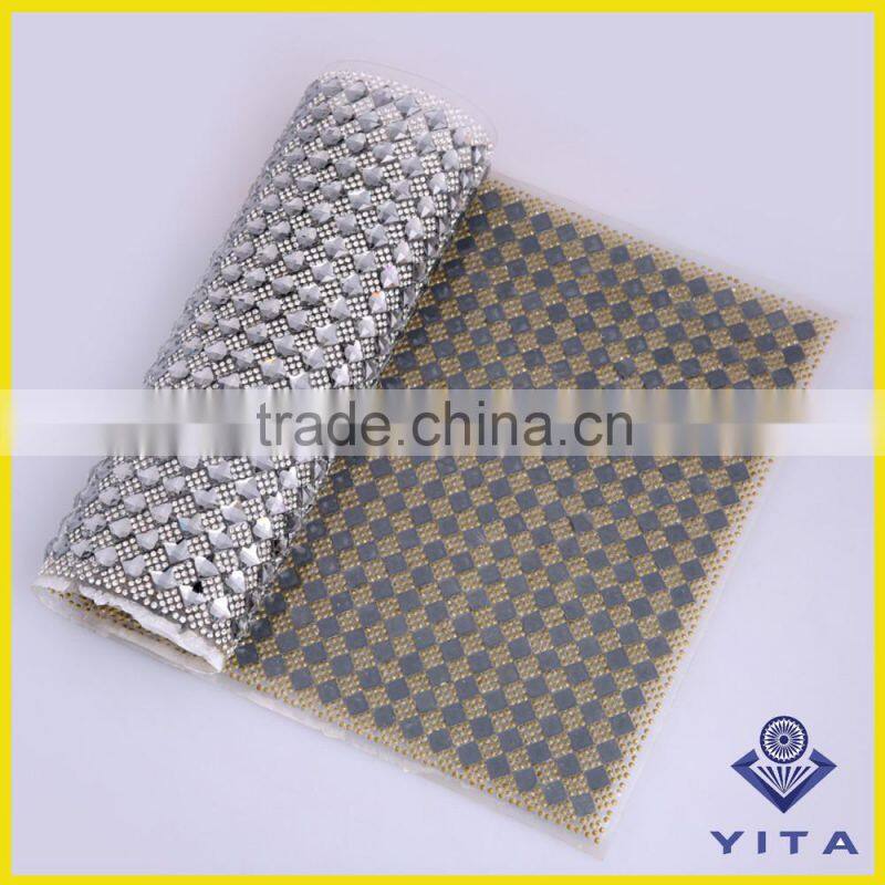 Cheap wholesale hot fix glass rhinestone sheets