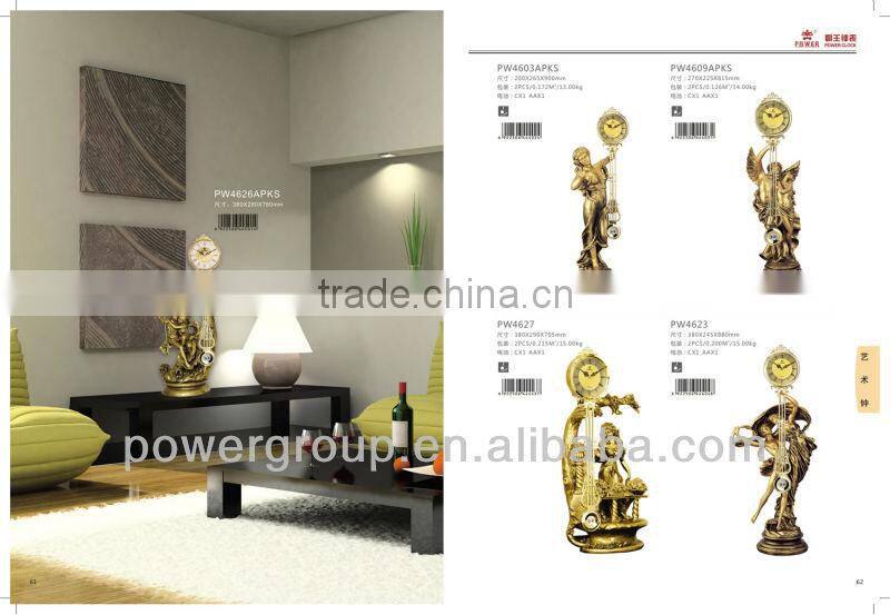 Angel desk clock small kids decoration bedside clock Mirror table clock