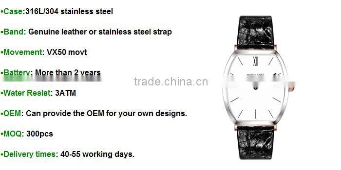 5atm Water Resistant Japan Movement Quartz Ladies Stainless Steel Watch