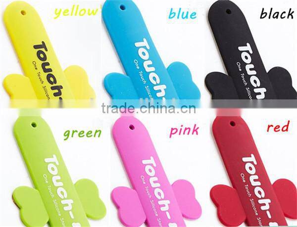 magic promotional items 2015 silicone mobile touch stand