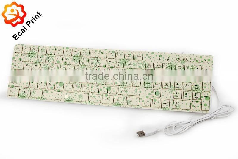 Good looking wholesale customize printed keyboard and mouse