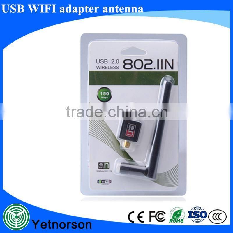 USB Wifi Router 150Mbps Wireless Adapter 150M Computer LAN Card Antenna For Laptop
