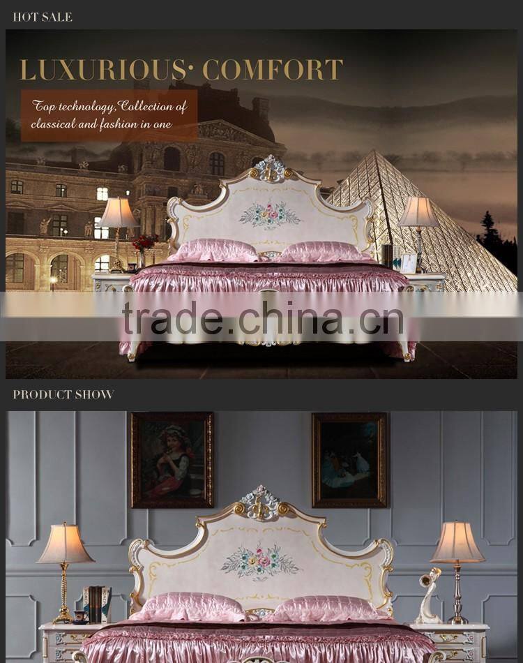 italian french antique furniture - bedroom furniture-Antique furniture reproduction bed
