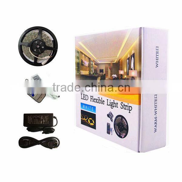 Hot CE&RoHS Dimmable LED Strip Kit, Waterproof or Non-waterproof Flexible LED Strip Lights Kit with Good Price