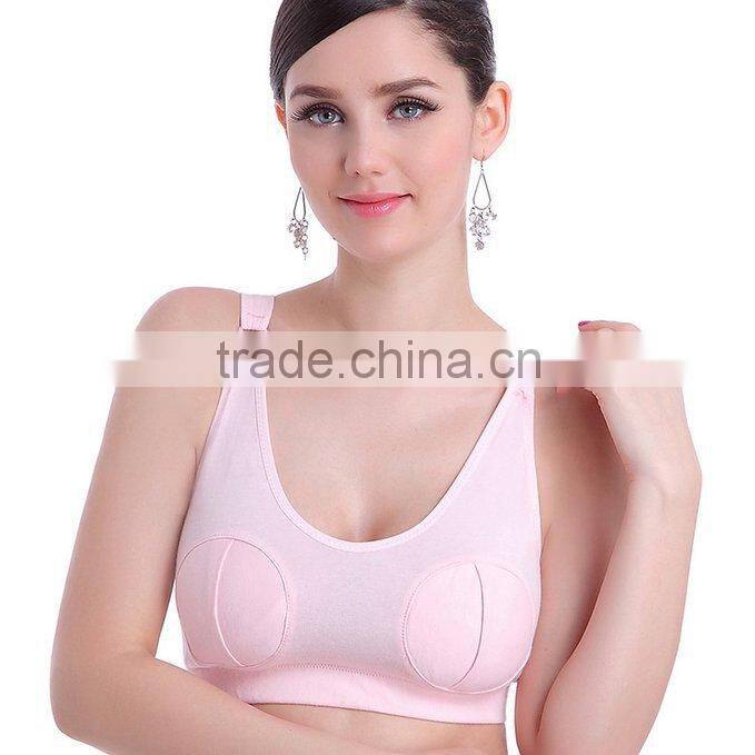 Women's 3 Color Nursing Hands Free Pumping Bra Breast Feeding