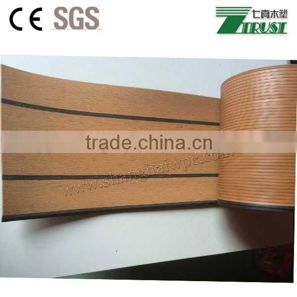 Synthetic pvc teak decking for boat,yacht