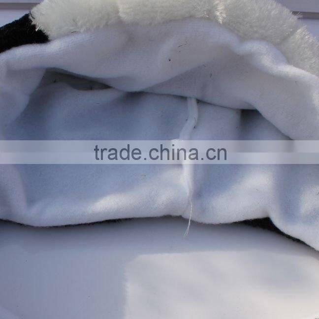 pink rabbit scarf and gloves plush hat