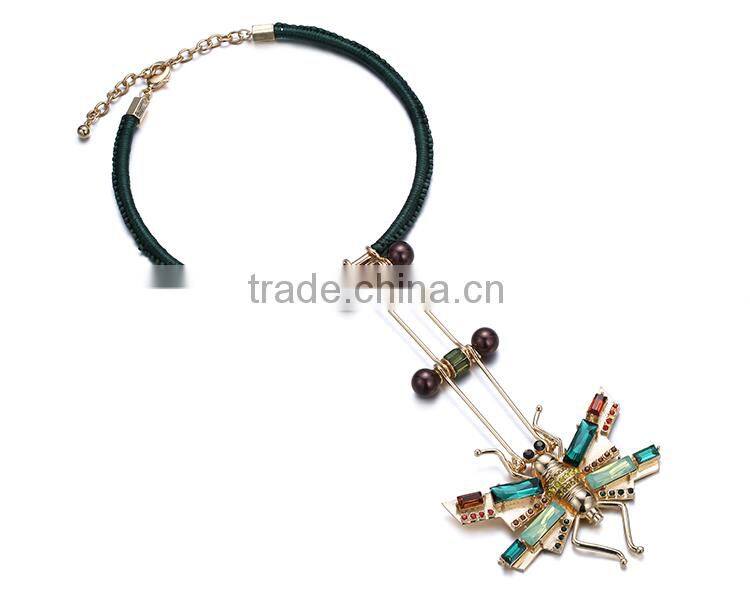 Fashion New Design Hotsale Charm Jewelry Rhinestone Pendant Necklace