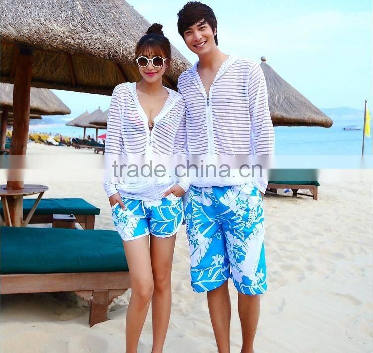 2015 Fashion girls printed beach pants swimming pants for summer wear
