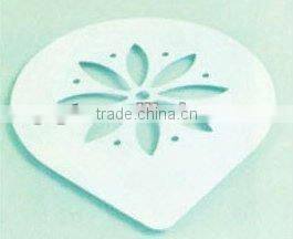 Plastic cake decoration designs cake stencil