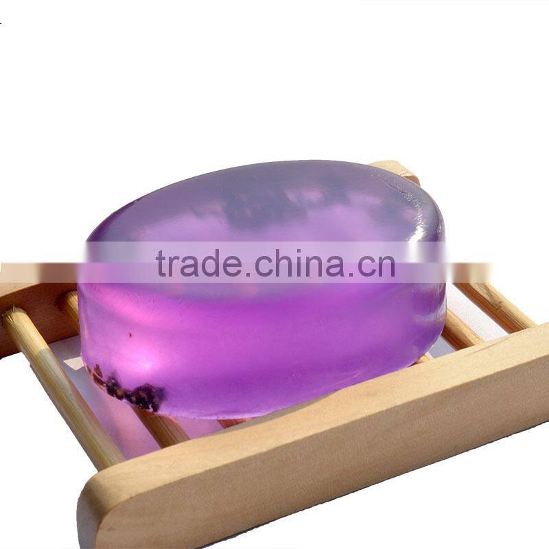 Deep clean handmade soap OEM of lavender can be printed LOGO