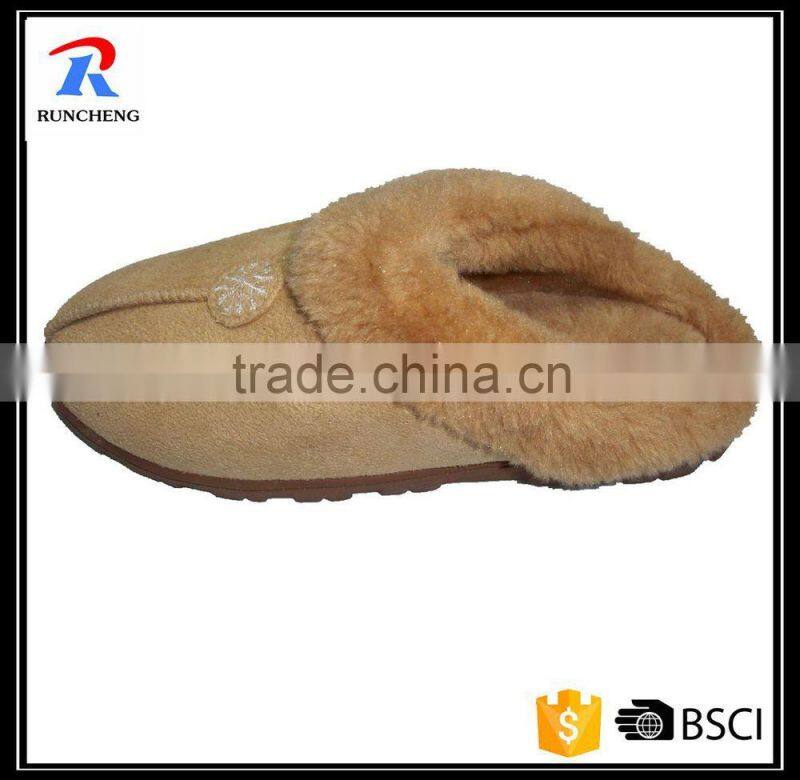 kahki soft warm home man slipper