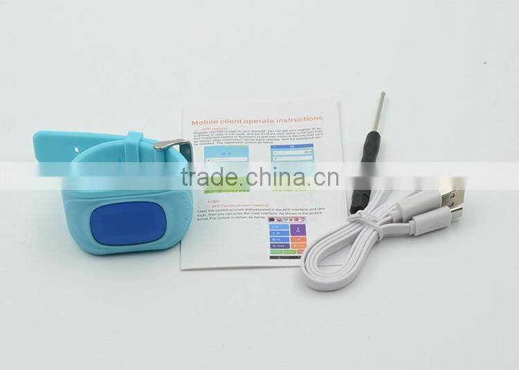 2016 SCGK Fashion Type real time locator gps chip for kids Q50/W5
